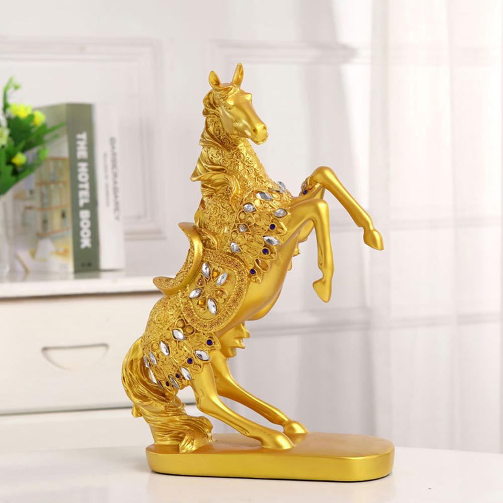European Style Retro Horse Craft Statue Home Office Bar Decoration Ornament Birthday Gift