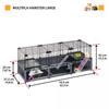 Ferplast Multipla Hamster Large 107.5x37.5x H 42cm