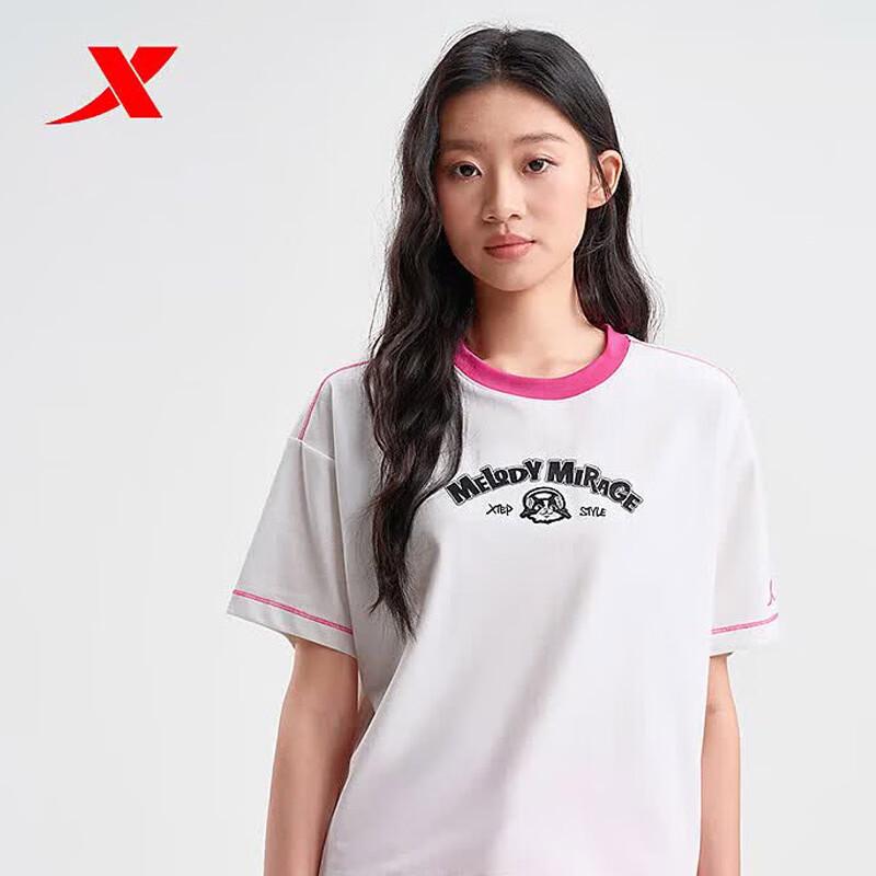 XTEP Women s Short Sleeve Knit T-shirt S
