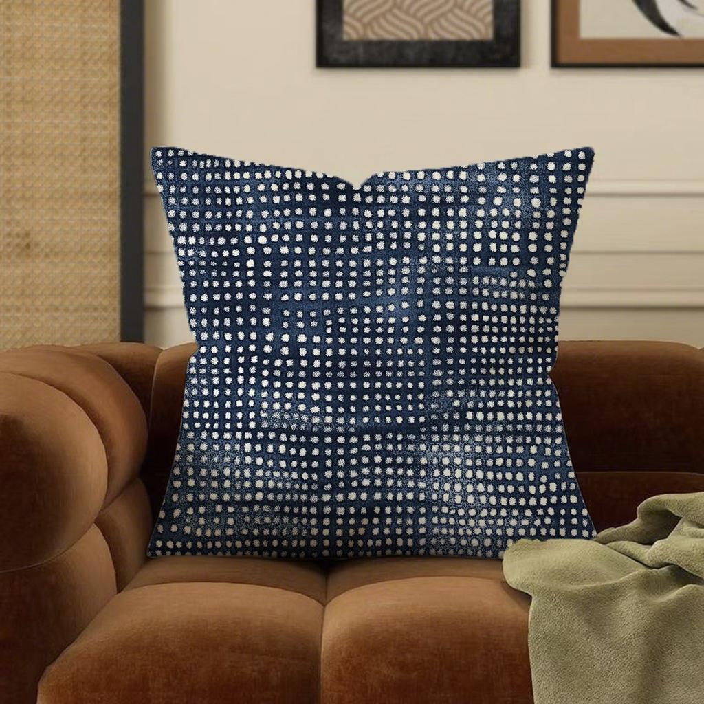 

Fashionable blue pattern pillowcasesSuitable for sofa car bedroom decorative cushion cover pillow cover 16x16Inch