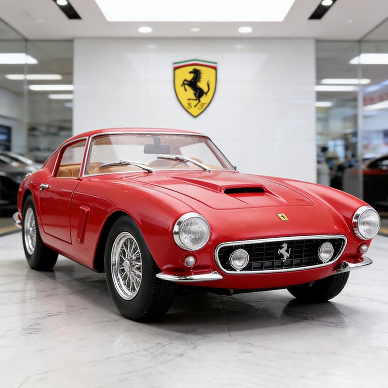 

Bburago 1:24 Ferrari 250 GT Berlinetta Passo Corto Alloy Car Diecasts & Toy Vehicles Miniature Scale Model Car For Children красный