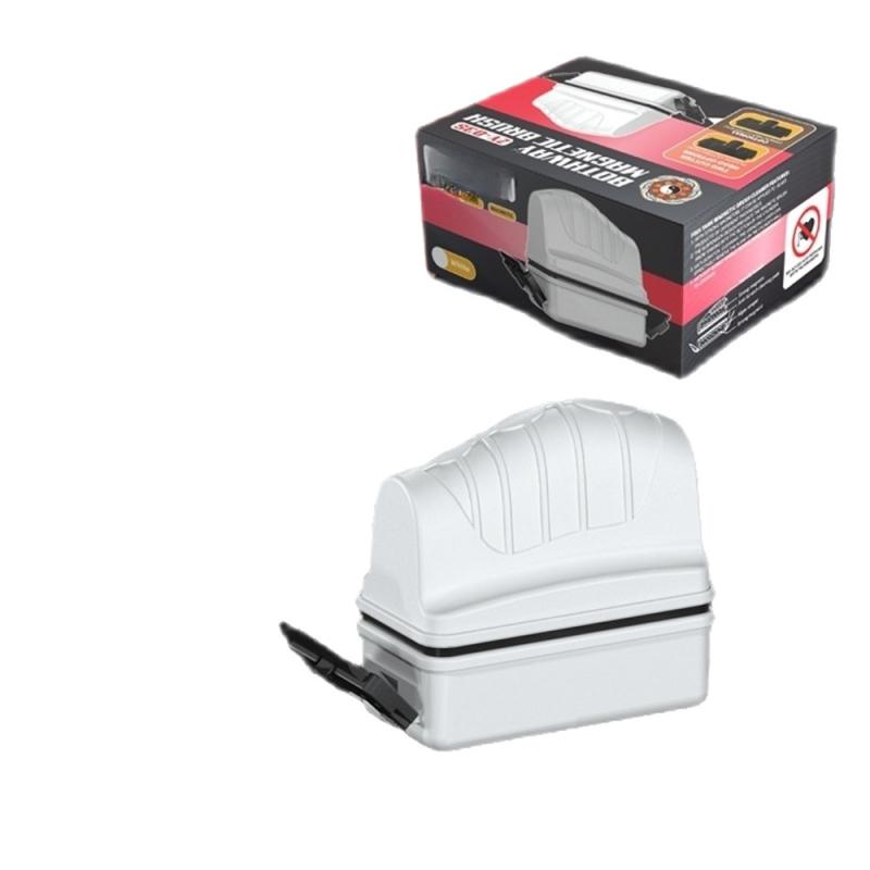 

Новые магнитные щетки для аквариума, плавающие щетки для очистки стекол, скребок для очистки окон от водорослей, щетка-скребок, аксессуары для аквариума S белый