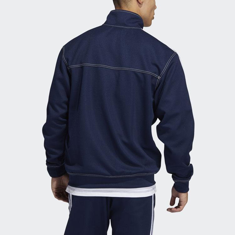 Adidas Chaqueta de Chándal Originals Trefoil Tres Rayas Hombre Chaquetas Azul Marino Colegial GN3807
