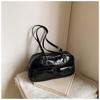 Ielgy Retro Large-Capacity Autumn Winter One-Shoulder Underarm Bag Commuter Pillow Bag