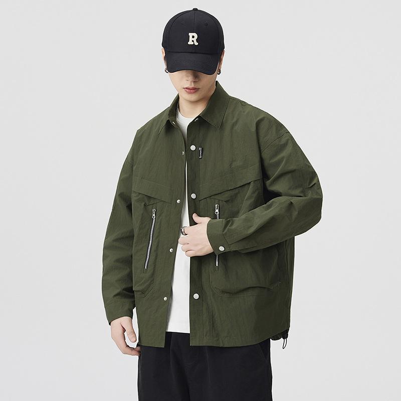 

Autumn and Winter Jacket Men s Work Jackets Loose Casual Sports Men and Women s Outerwear Couple s Tops Winter Clothes S