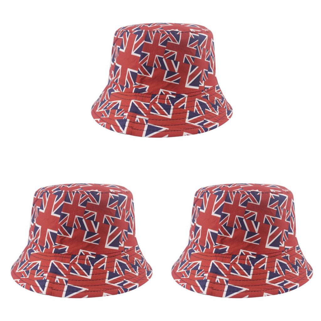 British Flag Reversible Bucket Hat Sun Protection For Outdoor Activities