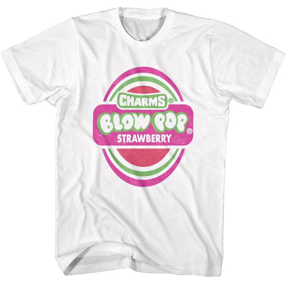 Tootsie Roll Candy Charms Strawberry Blow Pops Men s T Shirt S