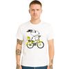 Woodstock Mountain Biking Graphic Print Mens T-shirt Gift Party Novelty Top Tee