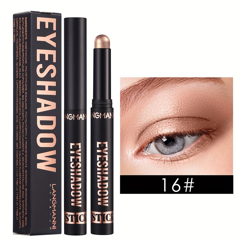 8-Color Eye Shadow Stick Long-Lasting Waterproof Cream To Powder Shimmer Glitter Eyeshadow Pigmentation Makeup Eyeshadow Pencil for Music Festival
