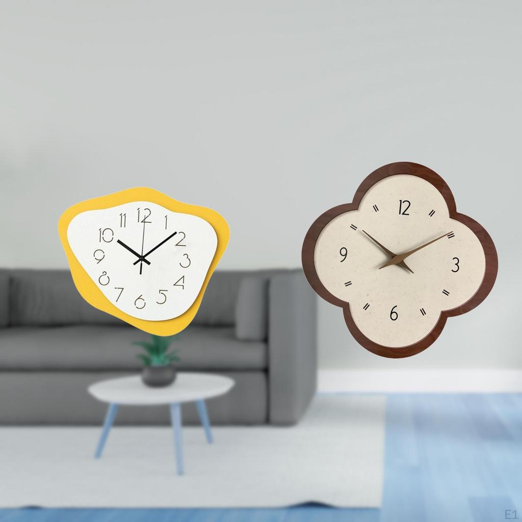 Acrylic Decorative Wall Clock Modern Creative Design Silent Non Ticking Hanging Timepiece Ornament