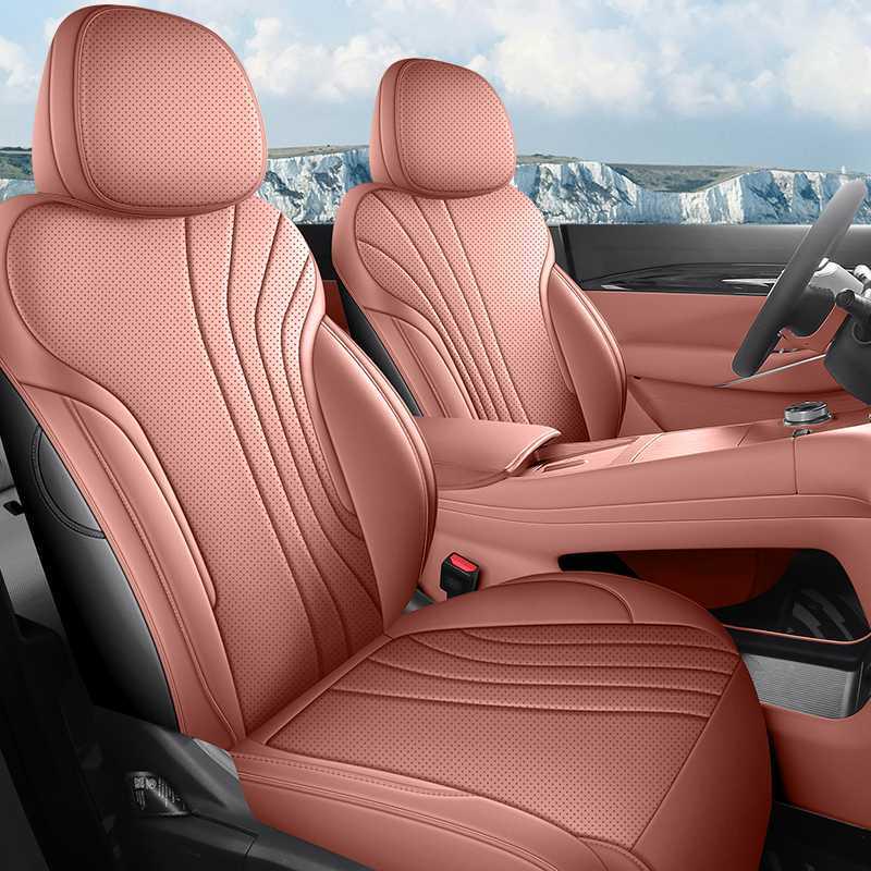 Geely Galaxy E5 All-Season Leather Car Seat Cover Set Note: Model Year [Full Rear Coverage]