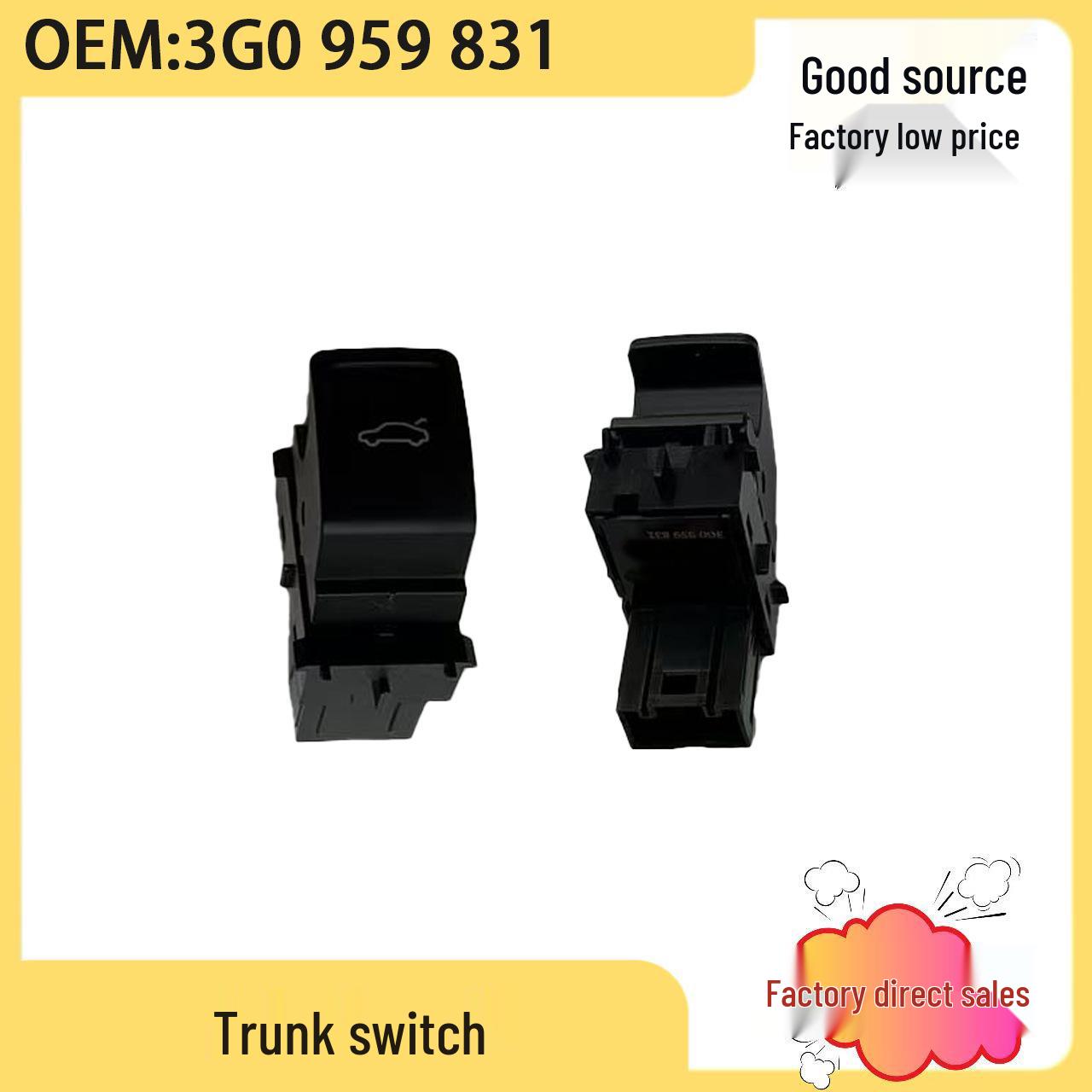 Compatible Tailgate Switch Button for Volkswagen Touareg  18 - Trunk Button 3G0959831 Maixiang
