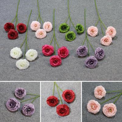 Blasenrose Seide Hochzeits- & Veranstaltungsblumen - Mehrköpfige Künstliche Blumenanordnung & Dekoration