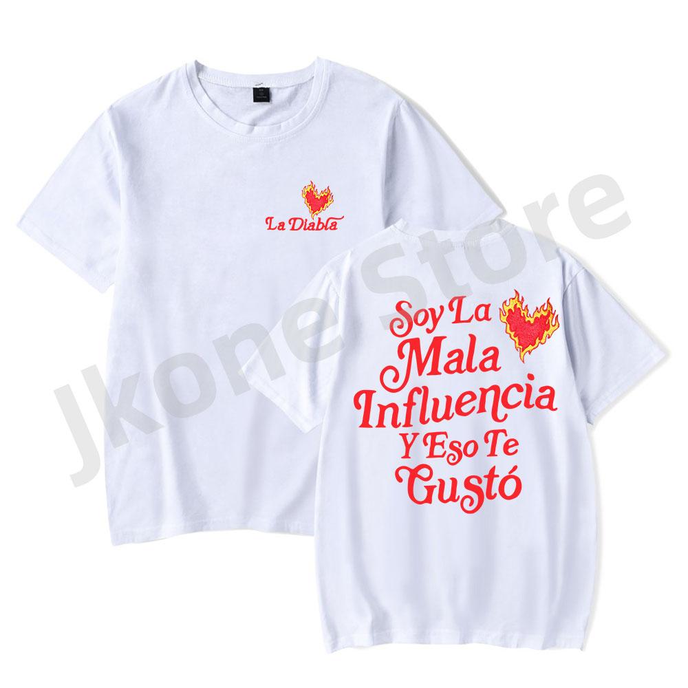 

La Diabla Tshirts Poco A Poco Tour Merch Women Unisex Fashion Casual Short Sleeve Tee Streetwear S