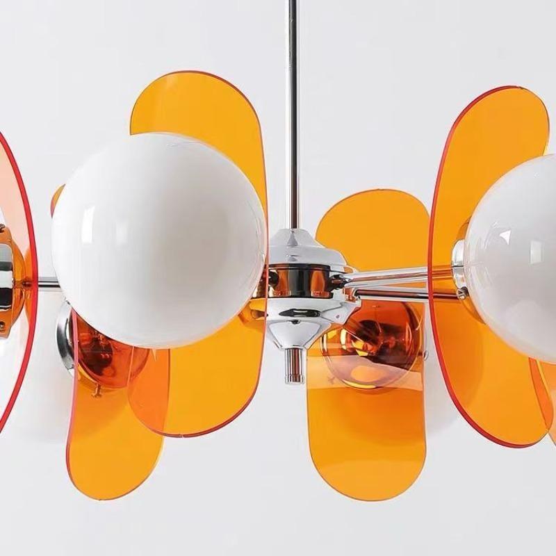 Kreise Kronleuchter Magische Bohnen Hängelampe Kreative Vintage Glaslampe Esszimmer Home Küche Insel Lichter