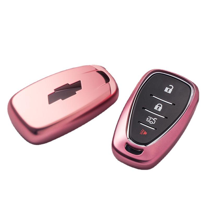 Chevrolet Key Cover for Cruze, Malibu XL, Trax, Equinox - TPU Shell & Buckle for Smart Models