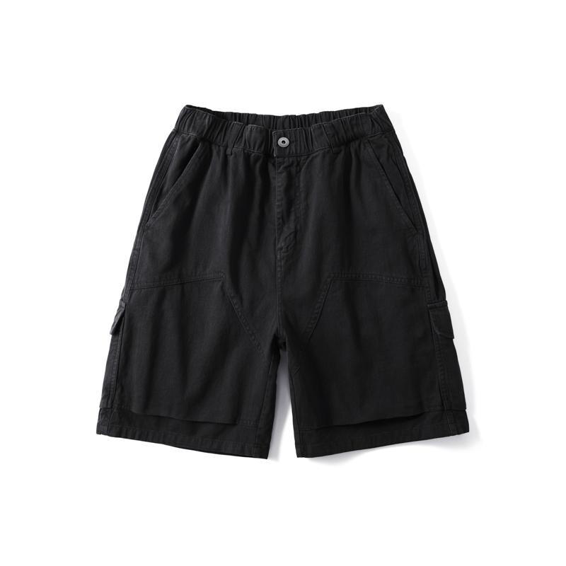Work Shorts Men's Summer Shorts Men's Loose Casual Five Quarter Pants
