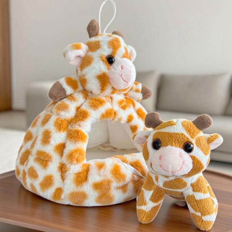

Non-Toxic Treasuringu New Cute Panda Castle Plush Toys Cartoon Giraffe Stuffed Dolls Plush Toy Birthday Gifts
