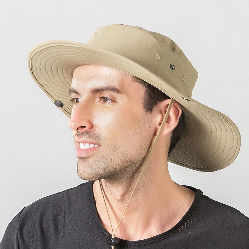 Hat Summer Outdoor Sunscreen UV Protection Sun Hat Hiking Fishing Hat Bucket Hat Men