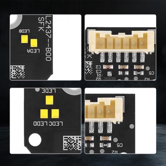 2X Headlight Angel Eyes Yellow DRL LED Boards For BMW F90 M5 G30 G31 G38 G32 GT