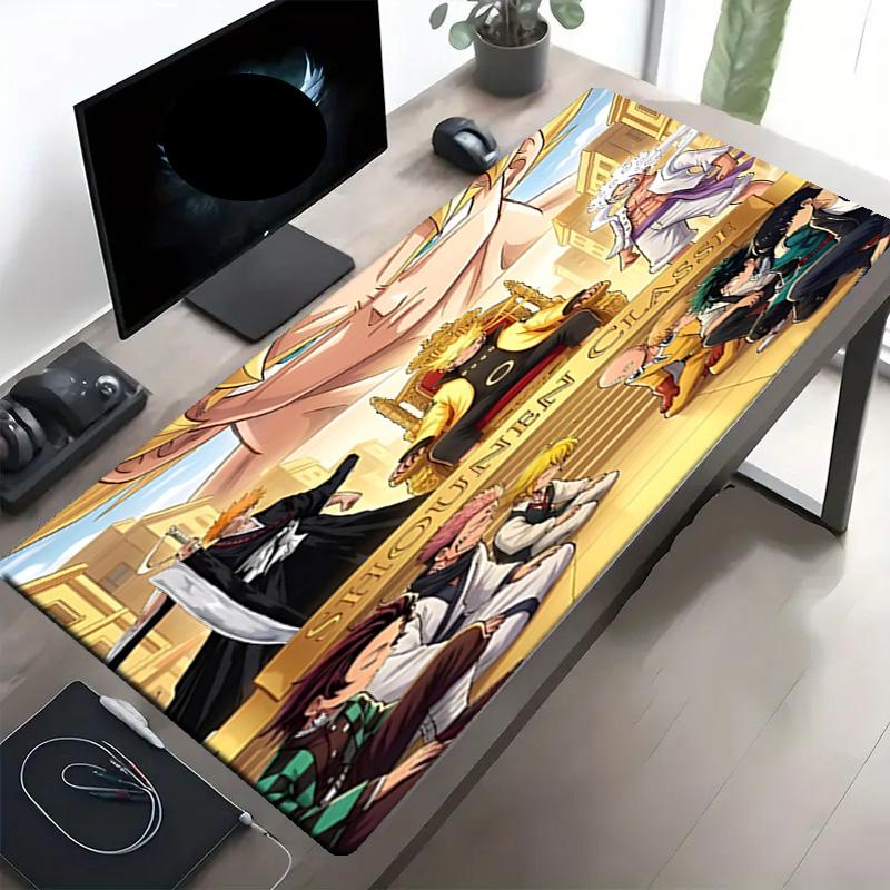 One Piece Print Mouse Pad, Anti‑Slip Desktop Keyboard Mat, for PC Laptop Gaming Working Daily Use, Cool Festival Surprise Gift