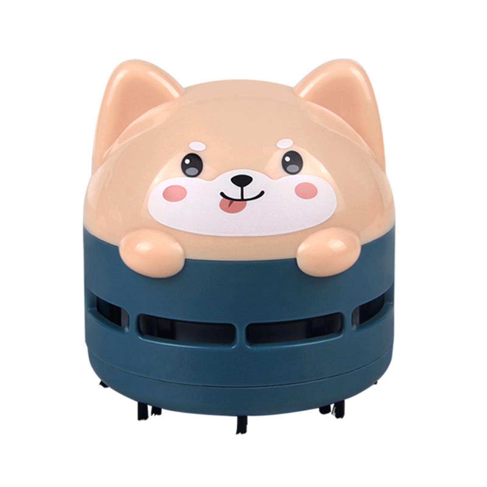 

Настольный пылесос для студентов с мощным всасывающим усилителем, беспроводной настольный пылесос с мусорным контейнером темно-синий