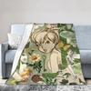 Peter Pan Tinker Bell Blanket Fleece  Winter Floral Cartoon Breathable Lightweight Throw Blanket for Bedspreads