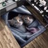 Cat Rug - Home carpet Office Decorative Carpet For Living Room Bedroom Door Mat Floor Rug Computer Chair Area Rug