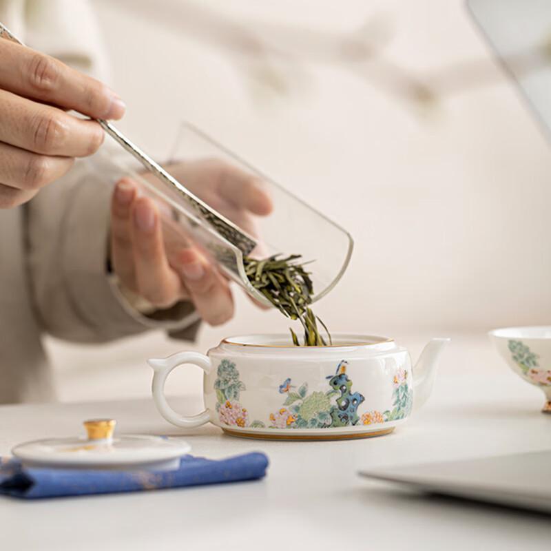 Chinese Ceramic Portable Travel Tea Set