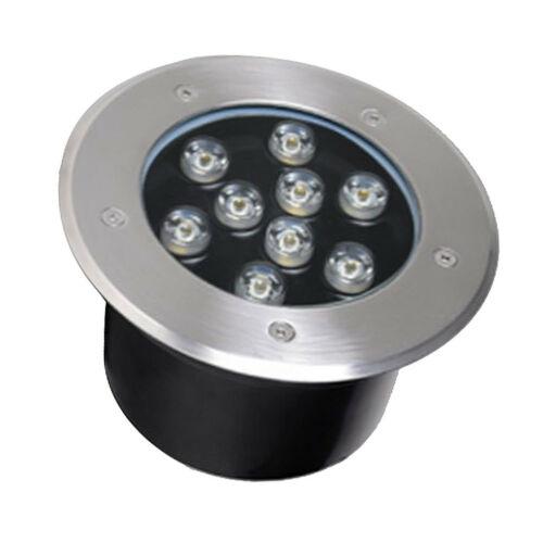 Outdoor Garden Light Stainless Steel Material IP67 White Light 9W LED Underground Light