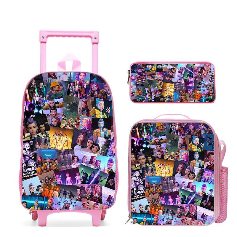 Kpop Witch Hunter Girl Group Schoolbag High Definition Printing Casual Crossing Border Lightweight Tie Rod Backpack One Piece Hair