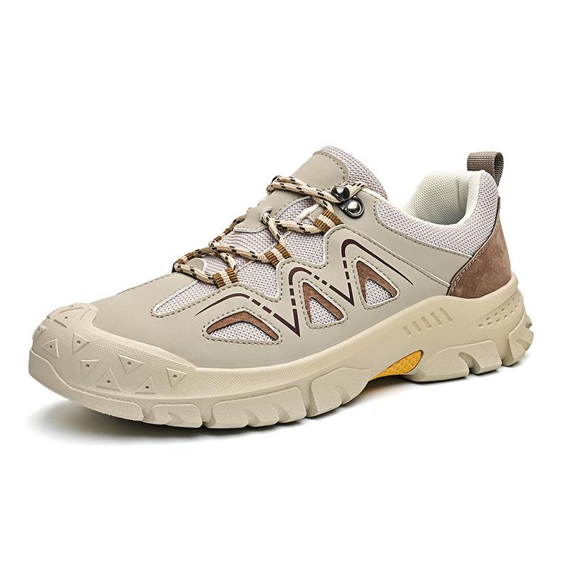 Live-Übertragung beliebte Outdoor-Wanderschuhe Herren Herbst und Winter Mesh atmungsaktiv und abriebfest Wanderschuhe leicht und rutschfest comm