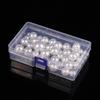 Square Clear Plastic Storage Box Portable Lightweight Organizer for Jewelry Beads Fishing Tackle Hiking Camping Small Item Storage