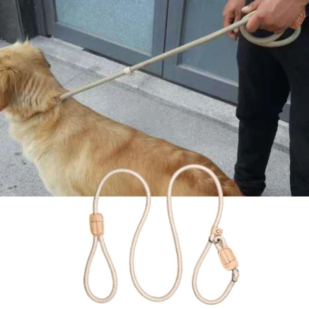 Adjustable Dog Leash Wear-resistant Explosion-proof Dog Walking Rope Nylon Heavy Duty Puppy Training Rope for Medium Large Dogs