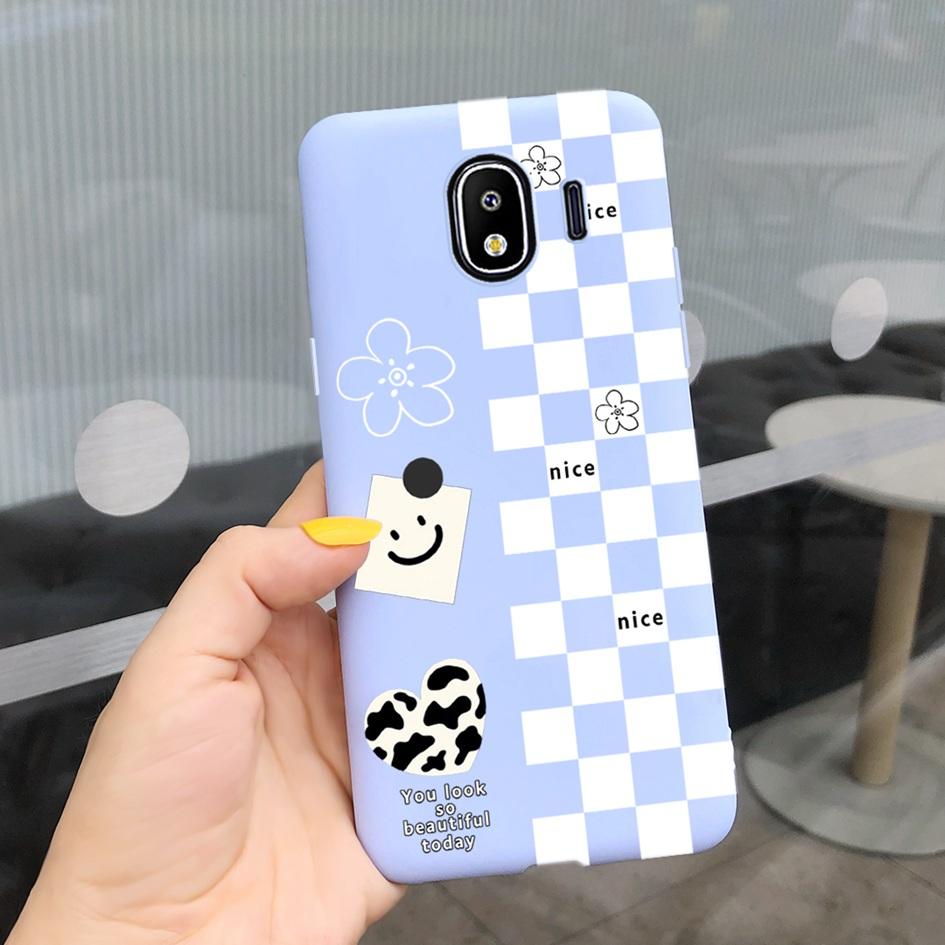 For Samsung Galaxy J4 J6 2018 EU Case SM-J400F J600F Lovely Cartoon Protective Skin Cover For Samsung J4 2018 J 4 J 6 Soft Coque