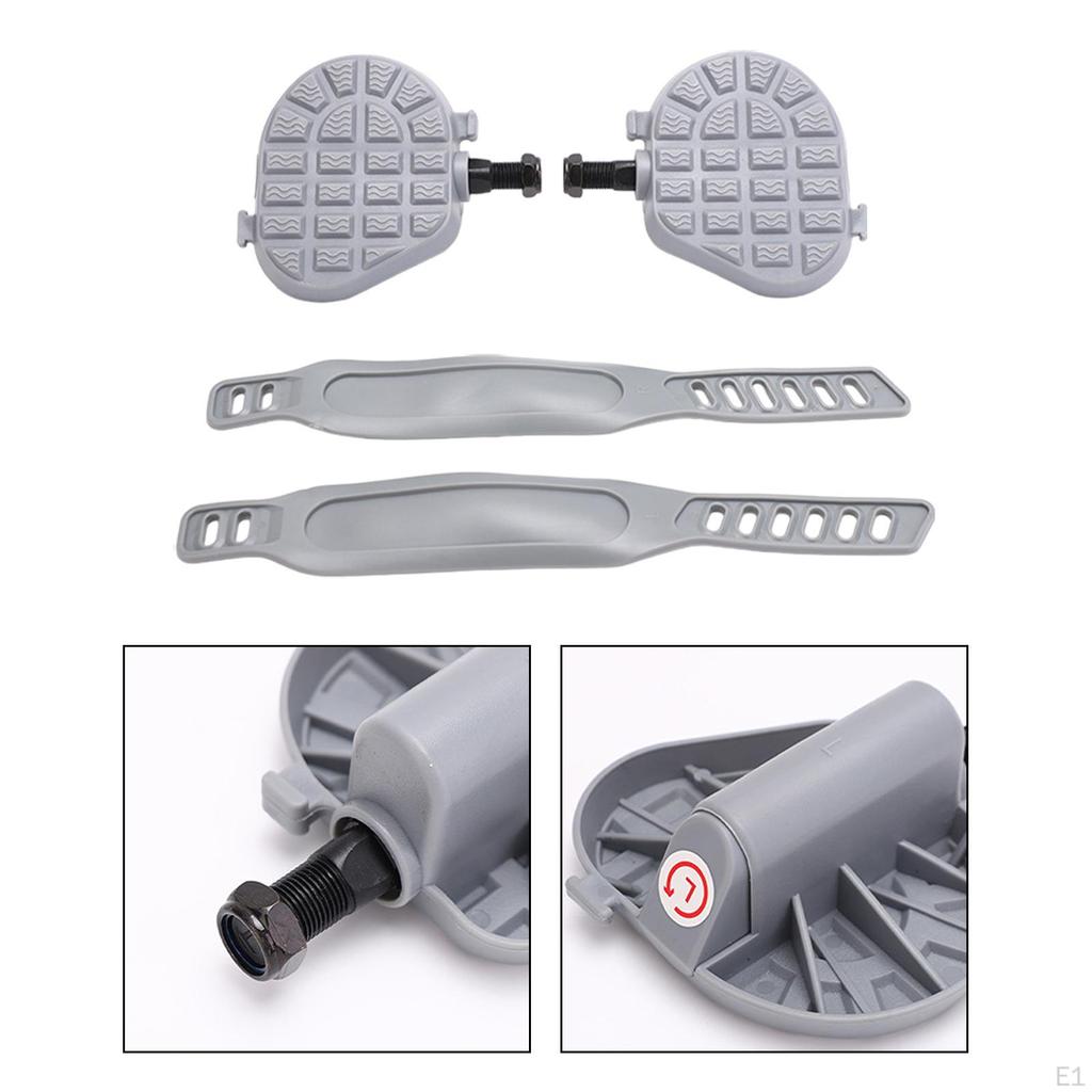 Exercise Bike Pedals Platform Multifunction Parts Durable Nonslip
