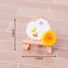 Micro Landscape Ornament with Cute Cat And Sunflower Miniature Figurines Pastoral Healing Scene Ornament for DIY Dollhouse