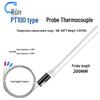 Renrun M12 Thermocouple Temperature Sensor Probe with Shielded Wire