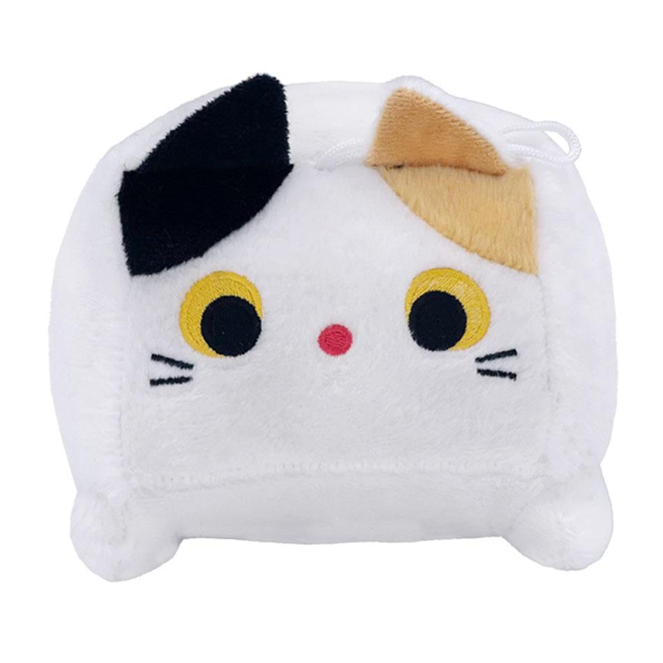 18cm Kawaii Kočičí Panenka Plyšová Hračka Stojící Chlupatá Kostka Kočky Plyšáci Černá Šedá Barevná Oranžová Malý Plyšák Zvíře Narozeninový Dárek