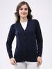 Womens Regular Fit Solid Cardigan