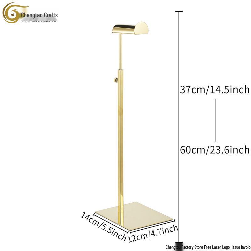 Verstellbarer Edelstahl Taschen-Präsentationsständer für Damentaschen