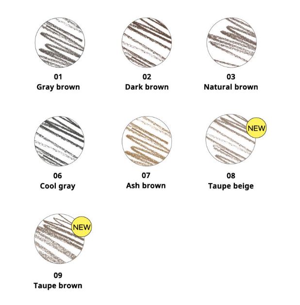 Peripera Speedy Skinny Brow 7 Colors