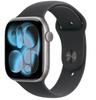 Watch Series 11 GPS+Cellular 46mm Space Grey Aluminium Case with Black Sport Band - M/L