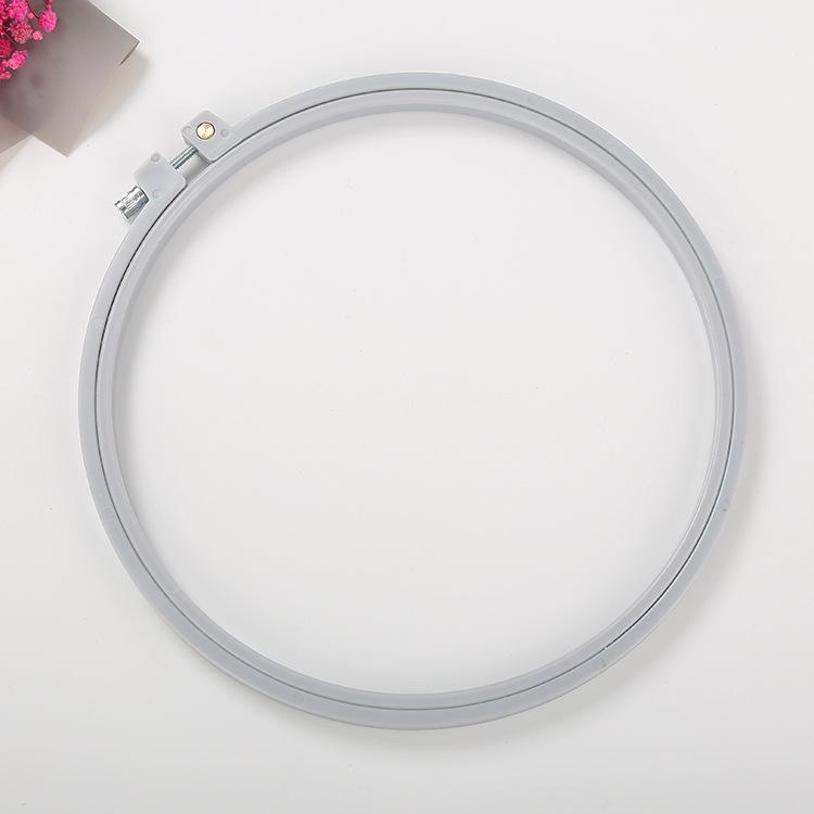 1pc Abs Plastic Embroidery Hoop Cross-stitch Embroidery Frame Candy Colored Embroidery DIY Woven Embroidery Accessories