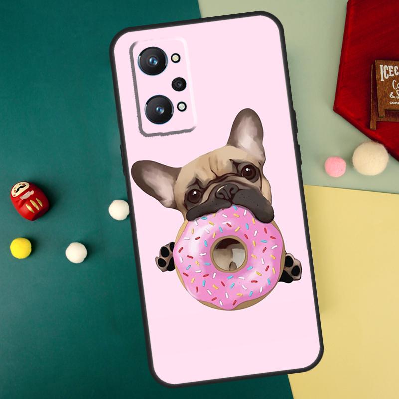 French Bulldog Dog For Realme 12 11 Pro Plus 9 10 GT5 GT3 GT Neo5 C35 C31 C30 C33 C51 C53 C55 C25s C21Y Case