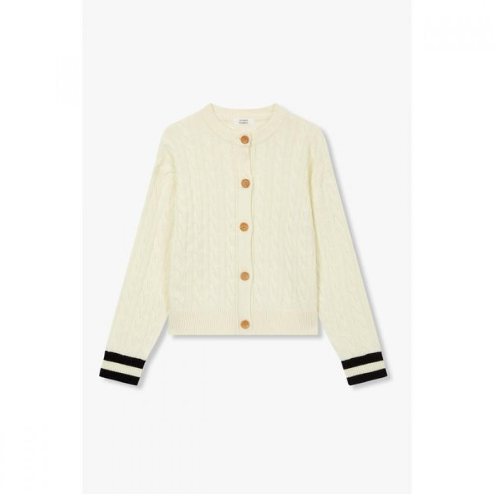 Studio Tomboy Cable Cardigan 9165351871 creamy/OS