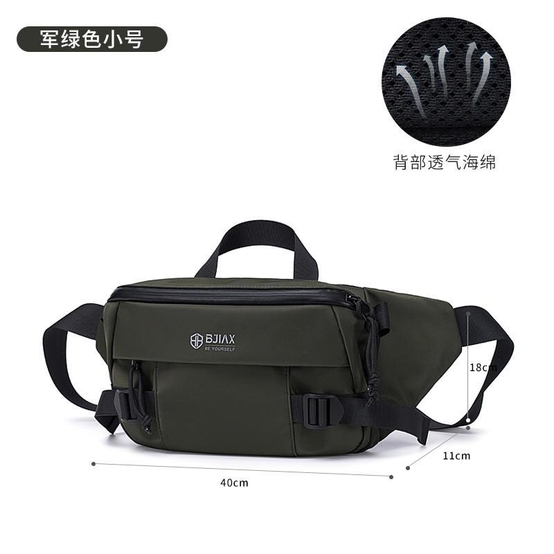 Handheld Large Capacity Chest Bag Men s New Fashionable Waist Single Shoulder Crossbody Running Sports 40x11x18