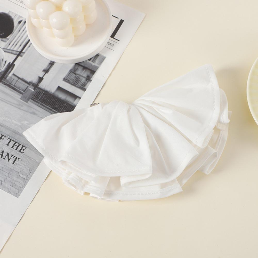 Bow Checkered Hair Clip French Style Oversized Hair Scrunchies Fashion Women Hair Ropes  Girls