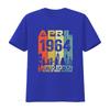 Vintage April 1964 57 Years Of Being Awesome Limited Edition T Shirt  vintage Washed Stretched graphic homme Casual Comfortable