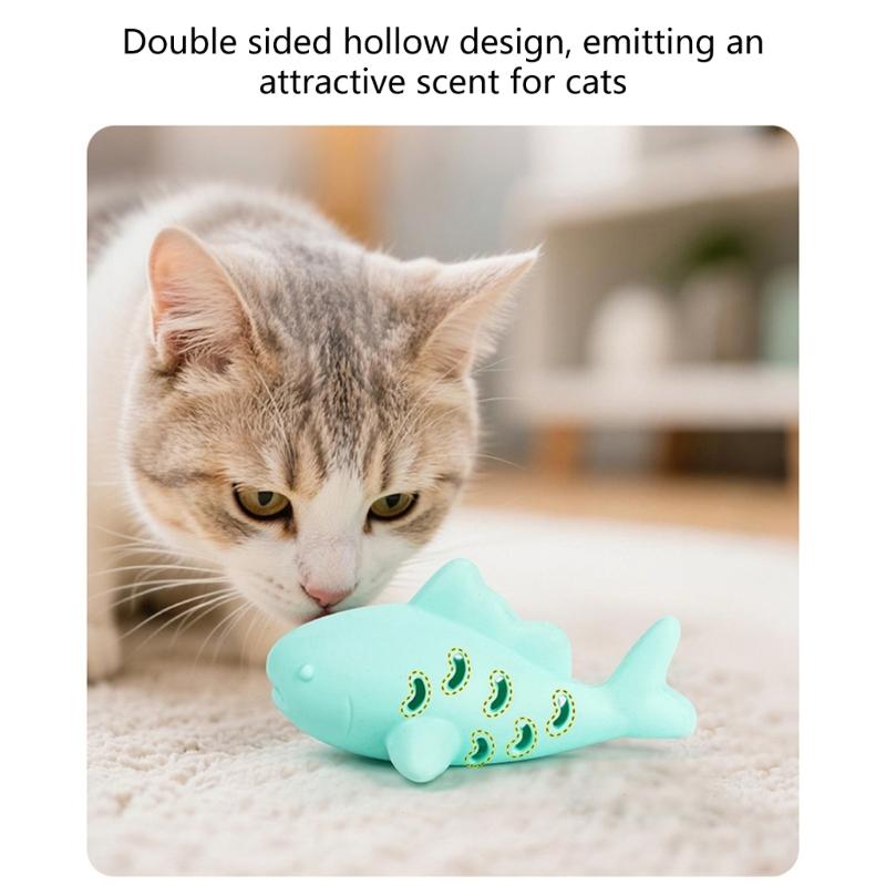 Interaktives Katzen-Puzzlespielzeug mit Leckerli-Ausgabefunktion Silikone Kauen Fischdesign Fördert Bewegung Mentale Stimulation